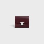 Small Flap Wallet TRIOMPHE IN Shiny calfskin